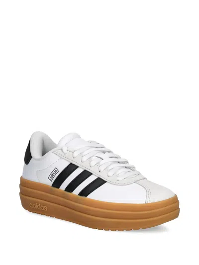 Adidas Originals Kids' Vl Court Bold Sneakers In White