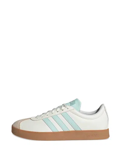 Adidas Originals Vl Court Stripes Sneakers In White