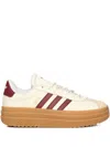Adidas Originals Women's Vl Court Bold Sneaker In White/burg, Women's At Urban Outfitters In Neutral