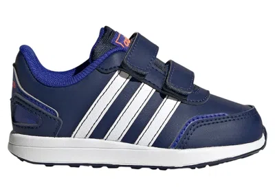 Pre-owned Adidas Originals Vs Switch 3 Hook And Loop Strap Sneakers In Dark Blue/cloud White/lucid Blue In Multi