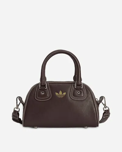 Adidas Originals Wales Bonner Bowling Small Bag Night In Brown
