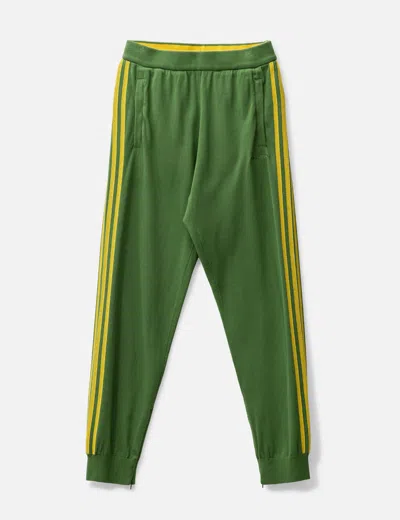Adidas Originals Wales Bonner Nylon Knit Track Trousers In Green