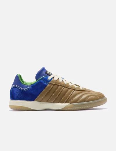 Adidas Originals Wales Bonner Samba Millenium Sneakers Brown / Royal Blue In Multi