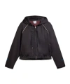 Adidas Originals Wales Bonner Satin Track Top In Black