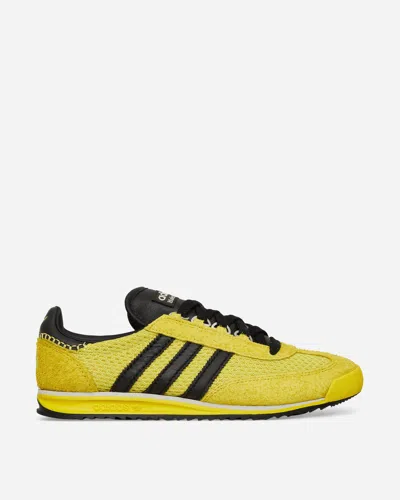 Adidas Originals Wales Bonner Sl76 Leather-trimmed Brushed-suede And Mesh Sneakers In Multicolor