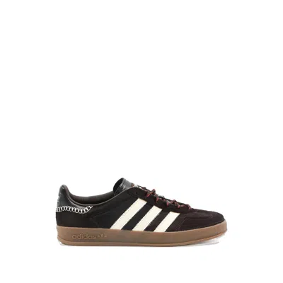 Adidas Originals Adidas By Wales Bonner Gazelle Pony Sneakers In Burgundy