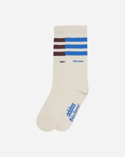 Adidas Originals Wales Bonner Socks Chalk In White