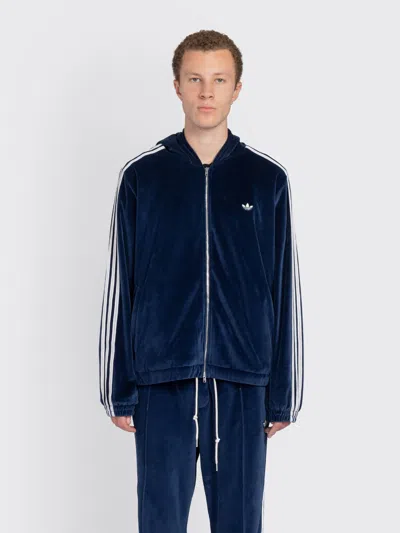Adidas Originals Wales Bonner Velour Tj In Blue