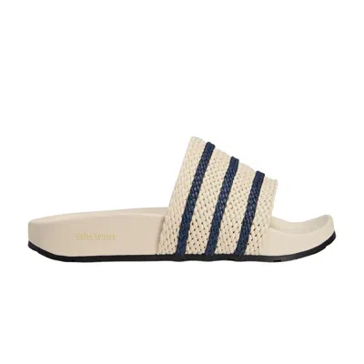 Pre-owned Adidas Originals Wales Bonner X Adilette Slides 'wonder White Night Indigo'