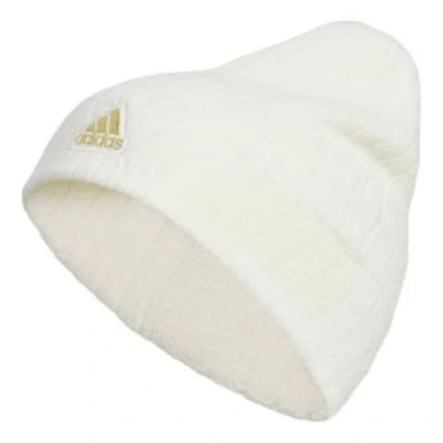 Adidas Originals Warm Knit Beanie 'white' In Neutral