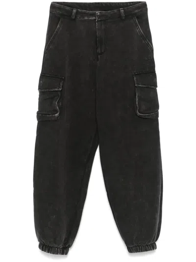 Adidas Originals Washed Cargo Pants In Black