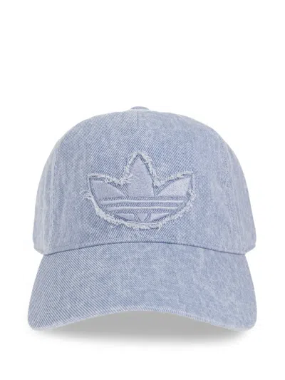 Adidas Originals Washed Denim Cap In Blue