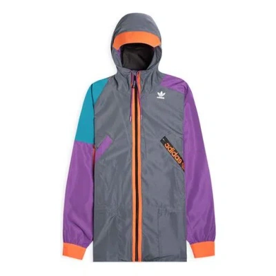 Adidas Originals Wb Karkaj Windbreaker Grey In Multi