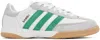 Adidas Originals Samba Mn Sneakers In Ftwr White / Green /