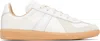 Adidas Originals Bw Army Lux Suede-trimmed Paneled Cracked-leather Sneakers In Ftwr White / Gum 3
