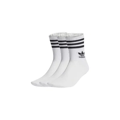 Adidas Originals White Cotton Sock In Multi