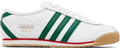 Adidas Originals White Italia 70s Sneaker In Multi
