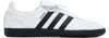 Adidas Originals Womens Core White Black Patent Samba Lt Patent-leather Low-top Trainers In Ftwr White / Core Bl