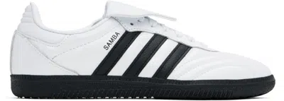 ADIDAS ORIGINALS WHITE SAMBA LONG TONGUE SNEAKERS
