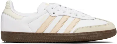 Adidas Originals White Samba Og Sneakers