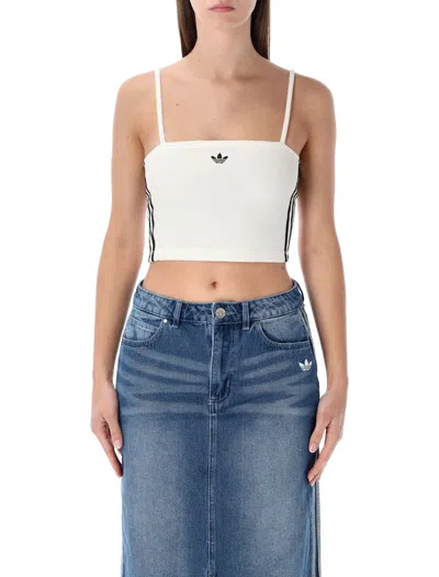 Adidas Originals White Terry Bandeau Top