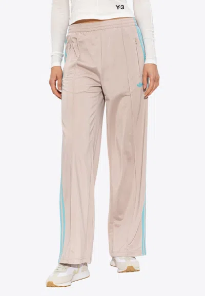 Adidas Originals Wide-leg Track Pants In Sand