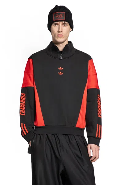 Adidas Originals Willy Chavarria Watsonville Mock Neck Sweatshirt In Multi