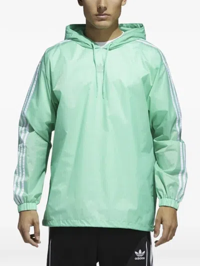 Adidas Originals Windbreaker Hoodie In Green