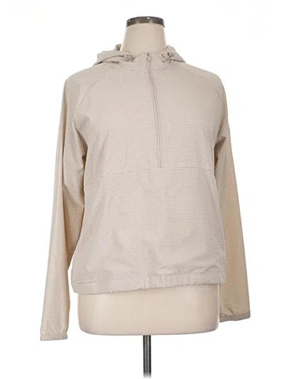 Adidas Originals Windbreaker Jacket In Tan