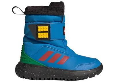 Pre-owned Adidas Originals Winterplay Lego Sneakers In Shock Blue/red/core Black In Multi