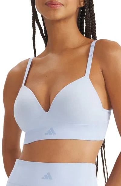 Adidas Originals Active Seamless Wireless Bra-4a0715 In White