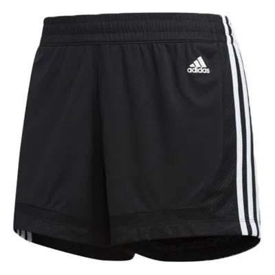 Adidas Originals (wmns) Adidas 3-stripes 5-inch Mesh Shorts 'black White'