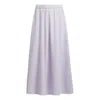 Adidas Originals (wmns) Adidas 3-stripes Loose Double Knit Skirt 'purple' In Pink
