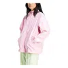 Adidas Originals (wmns) Adidas 3-stripes Windbreaker Jacket 'true Pink'