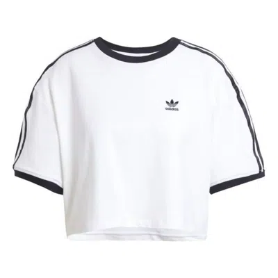 Adidas Originals (wmns) Adidas 3s Loose Crop Top 'white'