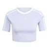 Adidas Originals Womens  3 Stripe Baby T-shirt In Purple