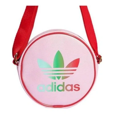 Adidas Originals (wmns) Adidas Adicolor 70s Mini Airliner Round Bag 'pink Red'