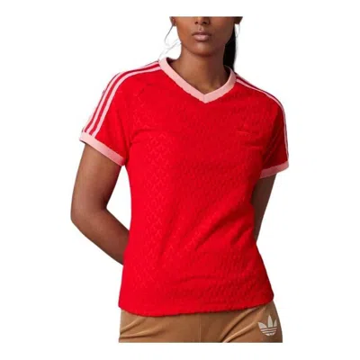 Adidas Originals (wmns) Adidas Adicolor 70s Monogram Tee 'red'