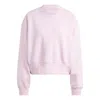 Adidas Originals (wmns) Adidas Adicolor Essentials Crew Sweatshirt 'pink' In Pink