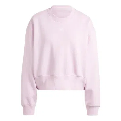 ADIDAS ORIGINALS (WMNS) ADIDAS ADICOLOR ESSENTIALS CREW SWEATSHIRT 'PINK'