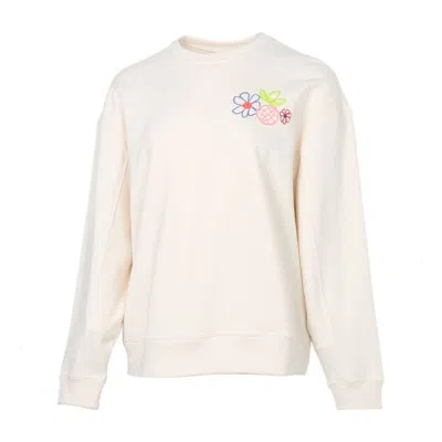Adidas Originals (wmns) Adidas Adicolor Essentials Sweatshirt 'white' In Neutral