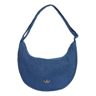 Adidas Originals (wmns) Adidas Adicolor Half Crescent Bag 'light Denim' In Blue