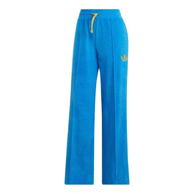 Adidas Originals (wmns) Adidas Adicolor Heritage Now Velour Pants 'blue'