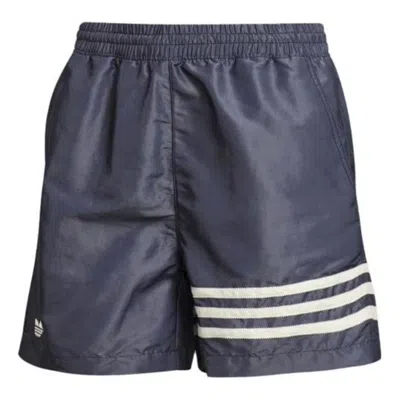 Adidas Originals (wmns) Adidas Adicolor Neuclassics Shorts Asia Sizing 'grey White' In Black