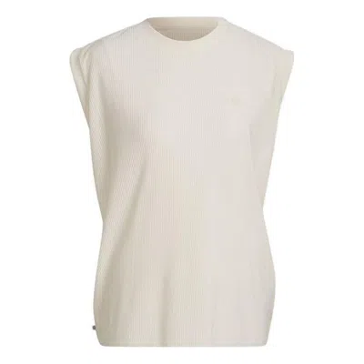 Adidas Originals (wmns) Adidas Adicolor Plisse Tank Top Asia Sizing 'white'