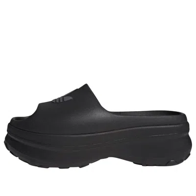 ADIDAS ORIGINALS (WMNS) ADIDAS ADIFOM STAN SMITH SLIDES 'CORE BLACK GREY SIX'
