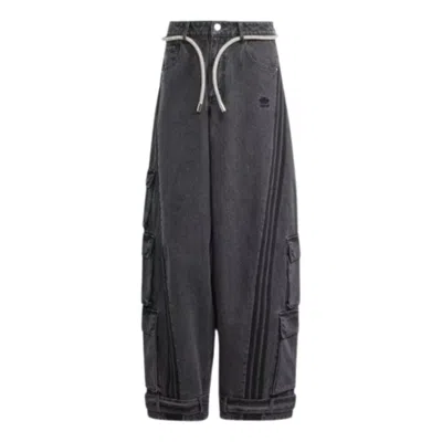 Adidas Originals (wmns) Adidas Adilenium Denim Cargo Pants Asia Sizing 'black'
