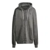 Adidas Originals (wmns) Adidas Adilenium Oversized Full-zip Hoodie 'grey' In Multi