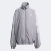 Adidas Originals (wmns) Adidas Adilenium Season 3 Oversized Track Jacket 'grey' In Gray