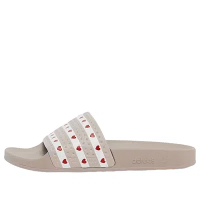 Adidas Originals (wmns) Adidas Adilete Slipper 'brown' In Multi